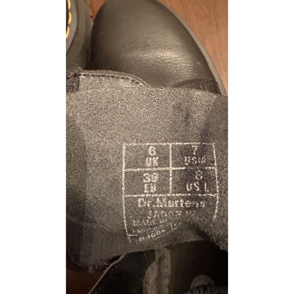 Dr. Martens Jadon Platform Leather Women's Boot - Black Polished Smooth,... - Picture 7 of 14